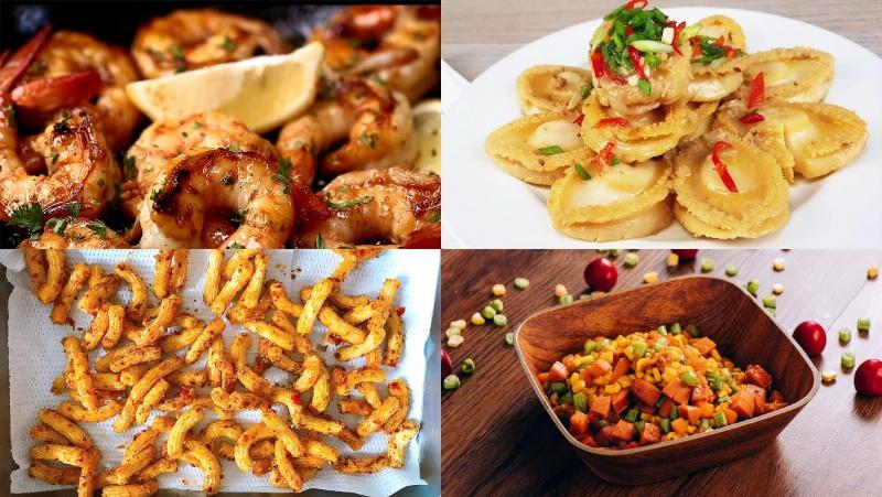 Râu bạch tuộc xào bơ tỏi với mùi thơm hấp dẫn, vị béo ngậy